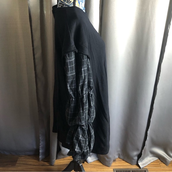 Mustard Sleeve Unique Bubble Long Sleeve Sweater Top - Picture 4 of 12